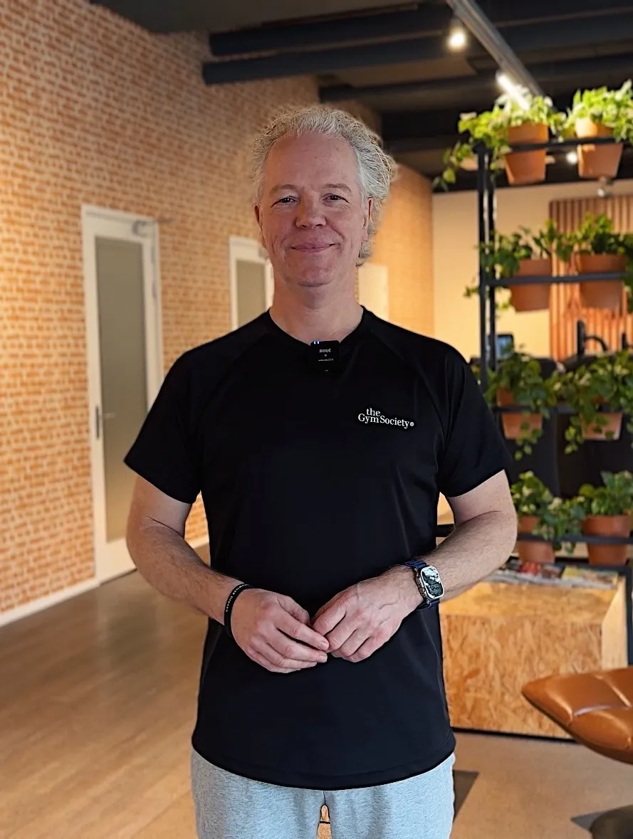 Portret van een lid dat zijn verhaal deelt over The Gym Society
