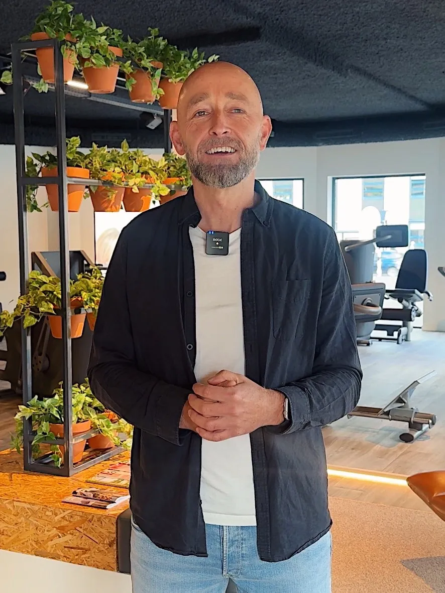 Portret van een lid dat zijn verhaal deelt over The Gym Society